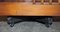Mesa auxiliar o librería giratoria Sheraton Revival de madera nudosa de olmo y madera satinada, Imagen 7