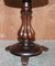 William IV Rosewood Piano Stool with Decorative Base, 1830s 3