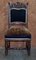 Napoleonische Blaue Esszimmerstühle mit Kelim Teppichbezug, 6er Set 3