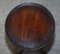 Scottish Mahogany Tripod Lamp Table with Carved Top, Image 4