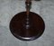 Scottish Mahogany Tripod Lamp Table with Carved Top, Image 12