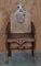 Englischer Eichenholz Gothic Revival Steeple Back Sessel, 1900er 2