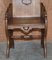 English Oak Gothic Revival Steeple Back Armchair, 1900s 7