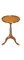 Decorative Flamed Mahogany Pie Crust Edge Tripod Lamp Table 1