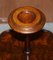 Flamed Mahogany Two Tier Side Table or Jardiniere Stand 3