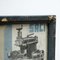 French Antique Machines Composition, Early 20th-Century, Collage, Framed 9