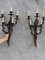 Large Louis XV Style Bronze Sconces with 5 Bulb Lights, Set of 2, Image 8