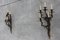 Large Louis XV Style Bronze Sconces with 5 Bulb Lights, Set of 2 2
