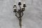 Large Louis XV Style Bronze Sconces with 5 Bulb Lights, Set of 2, Image 3