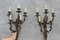 Große Louis XV Bronze Wandlampen mit 5 Lampen, 2er Set 7