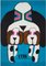 Cyrk Three Basset Hounds Polish B1 Circus Poster, Cieslewicz R1970s, Image 1