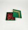 Quadratische Box aus grünem Ziegenleder & Messing von Aldo Tura, Italien, 1960er 9