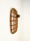 Bamboo & Rattan Coat Rack Stand by Olaf Von Bohr, Italy, 1950s 4
