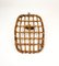 Bamboo & Rattan Coat Rack Stand by Olaf Von Bohr, Italy, 1950s 8