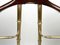 Valet in ottone a forma di bambù e legno di Jacques Adnet, Francia, anni '50, Immagine 9