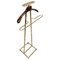 Valet Stand in Faux Bamboo Brass & Wood by Jacques Adnet, France, 1950s, Image 1
