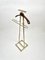 Valet Stand in Faux Bamboo Brass & Wood by Jacques Adnet, France, 1950s 5
