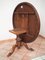 Victorian English Sailing Table in Walnut with Floral Pattern 3