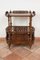 Antique Victorian Bottle Rack in Walnut Root 5