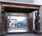 Empire Console Table in Mahogany with White Marble Top, Image 9