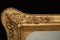 Espejo francés Napoleón III antiguo de madera dorada, siglo XIX, Imagen 2