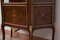 Napoleon III French Mahogany Showcase with Gold Bronze Inlay 4