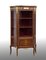 Napoleon III French Mahogany Showcase with Gold Bronze Inlay, Image 1