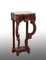 Luigi Filippo Belgian Console Table in Solid Mahogany 1