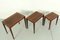 Model 163 Nesting Tables in Rosewood by Severin Hansen for Bovenkamp, 1960, Set of 3 5