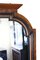 Very Large Burr Walnut and Ebonised Wall Overmantel Mirror, 1880s 4