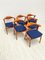 Danish Teak Dining Chairs by Erik Kirkegaard for Hong Stolefabrik, 1950s, Set of 6 3