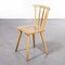 French Beech Stick Back Dining Chairs, 1950, Set of 6 1