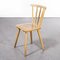French Beech Stick Back Dining Chairs, 1950s, Set of 4, Image 1