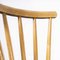 French Beech Stick Back Dining Chairs, 1950s, Set of 4 2
