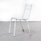 French Mint Metal Stacking Outdoor Chair from Tolix, 1950 1