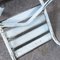 French Sky Blue Metal Stacking Outdoor Chair from Tolix, 1950 6