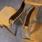 Stapelbare Esszimmerstühle von Lamstak, 1950er, 4er Set 4