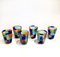 Italian Murano Glasses in the style of Venini, Set of 6 5