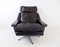 Black Leather Esa 802 Armchair by Werner Langenfeld, Set of 2, Image 7