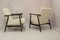 White Loop Fabric Armchairs by Henryk Lis, 1970s, Set of 2, Image 15