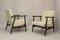 White Loop Fabric Armchairs by Henryk Lis, 1970s, Set of 2, Image 17