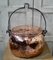 Viktorianischer Kochtopf aus poliertem Kupfer & Eisen 1
