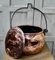 Victorian Polished Copper & Iron Cooking Pot 4