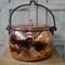 Victorian Polished Copper & Iron Cooking Pot 12