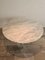 Round Carrara Marble Dining Table with Conical Base 4