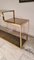 Gilt Console in the Style of Belgo Chrom or Maison Jansen, 1970s, Image 3
