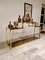Gilt Console in the Style of Belgo Chrom or Maison Jansen, 1970s, Image 2
