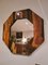 Octagonal Mirror by Jean Claude Mahey, France, 1970s 1