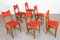 Chaises par Luigi Scremin, 1950s, Set de 6 3