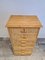 Chest of 7 Drawers in Bamboo & Rattan, France 2